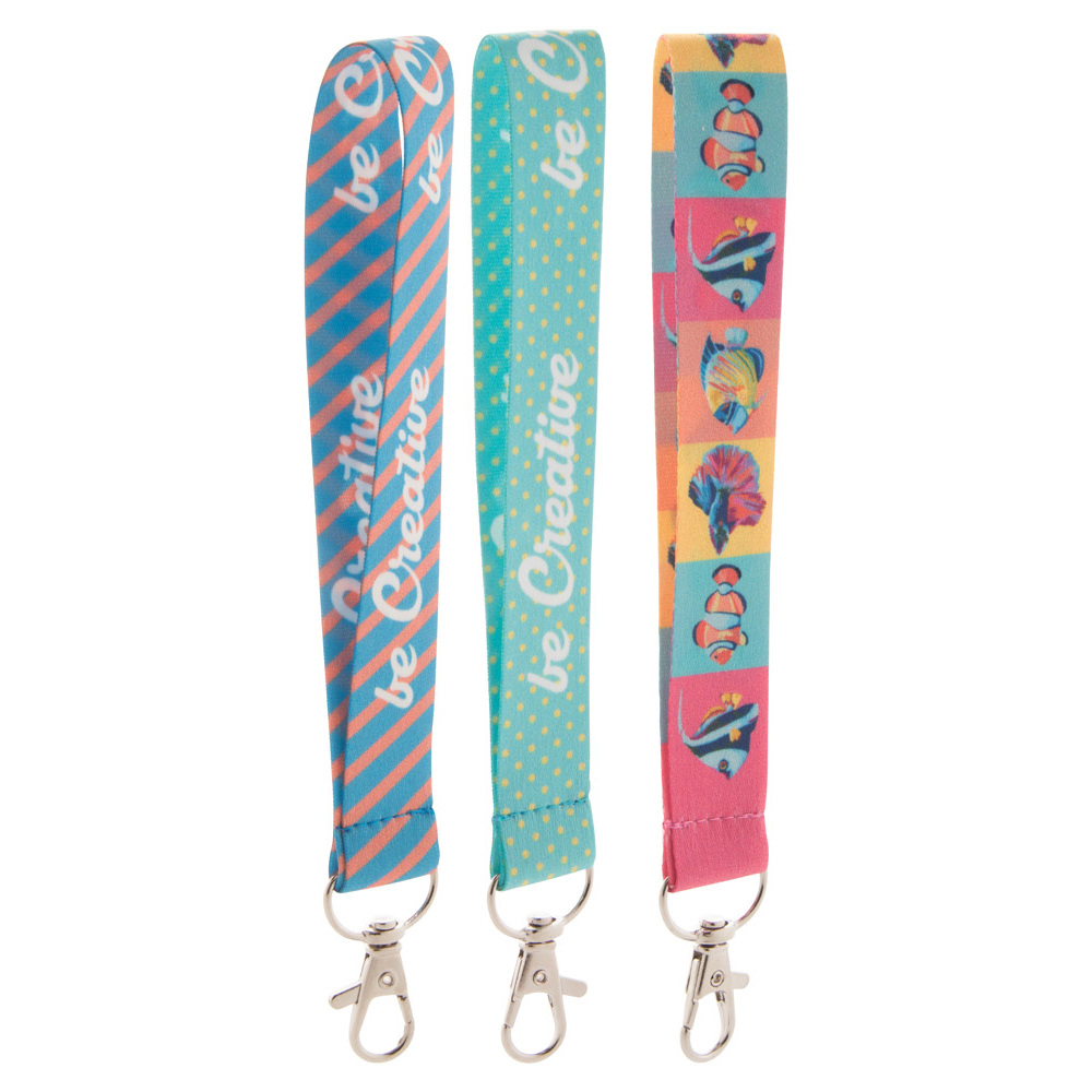 Schlüsselanhänger | Lanyard mit Karabinerhaken | All-Over-Druck | Vollfarbdruck