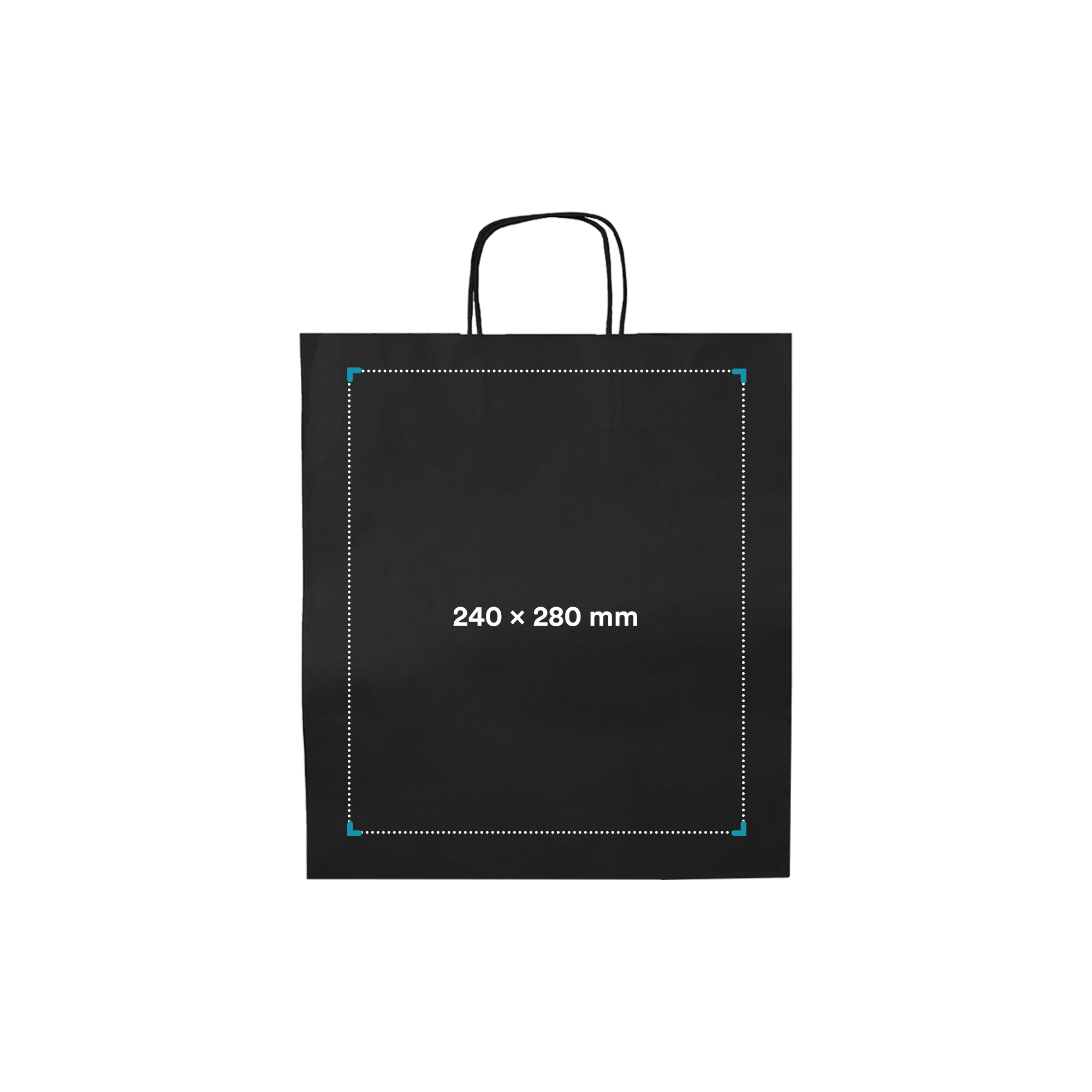 Papieren tas Mika large - A3 | Gekleurd | Tot 3 kleuren bedrukking
