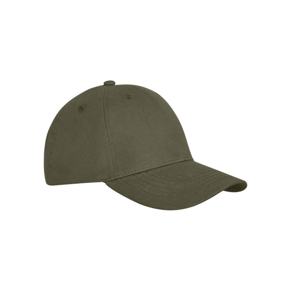 Casquette – 100% coton | 6 panneaux | Visière préformée | Boucle réglable