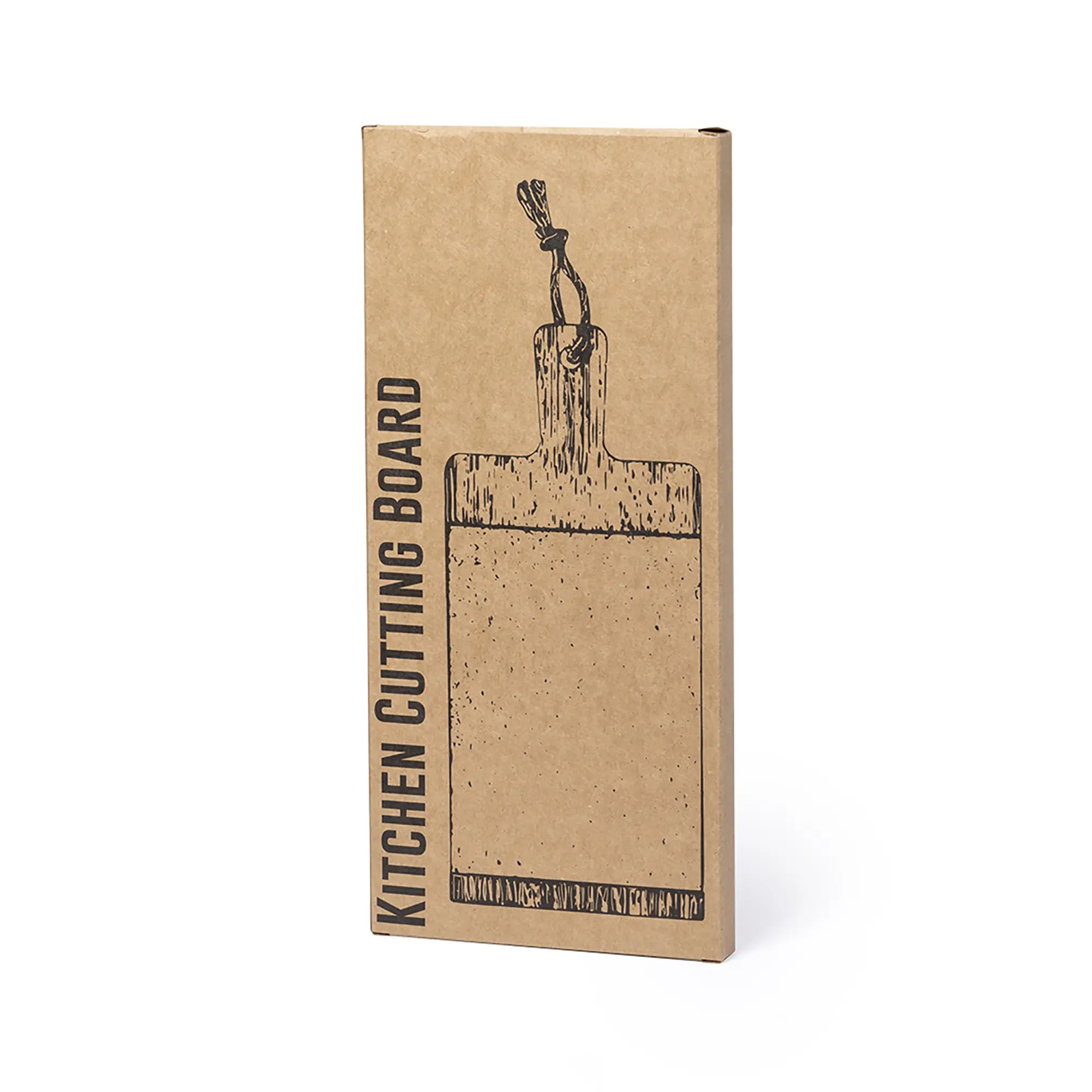 Planche à découper bambou et ardoise – Avec œillet | Design naturel | Solide | Prête à offrir