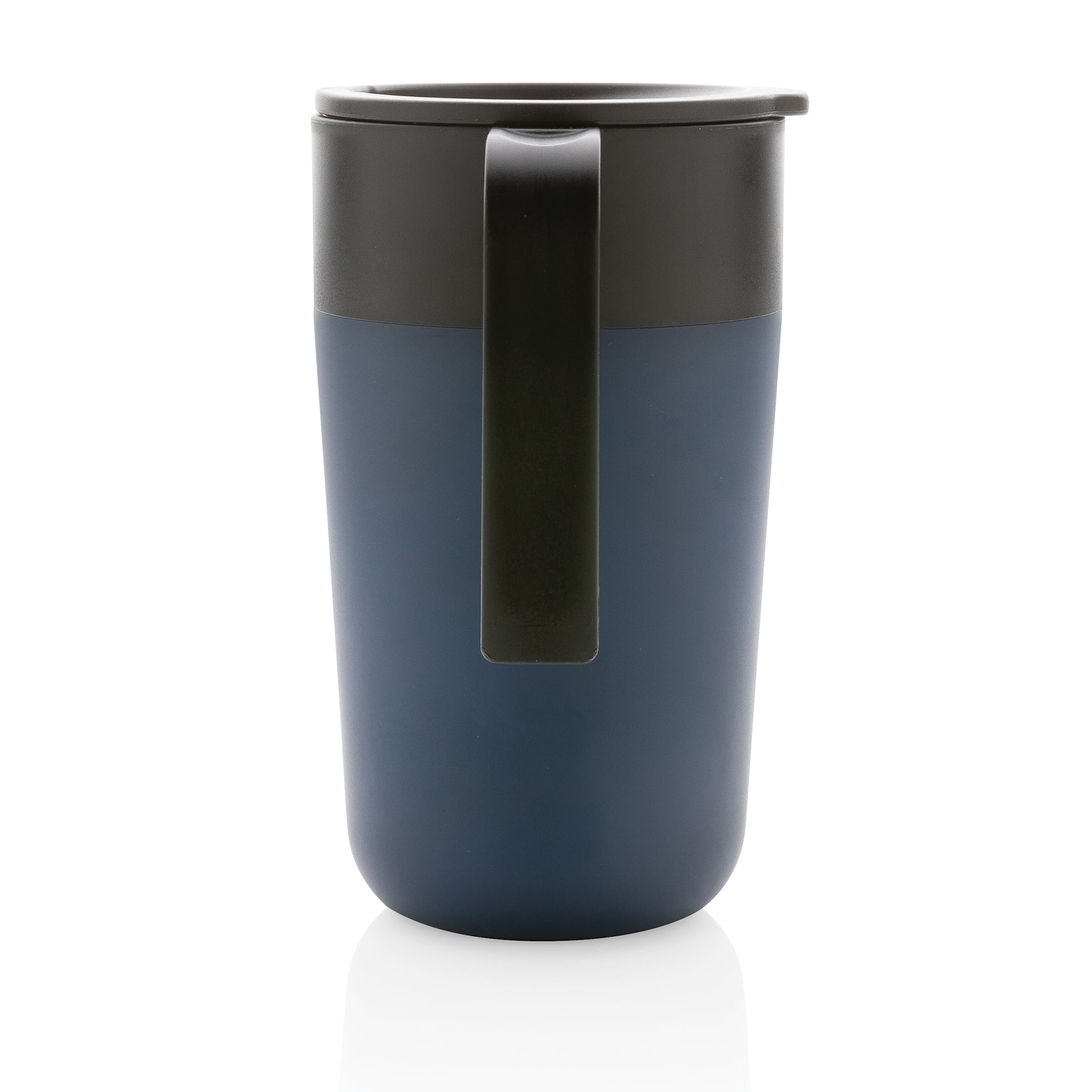 Koffie-to-go beker Martin - 480 ml | Gerecycled RVS | Gravure en tot 4 kleuren bedrukking