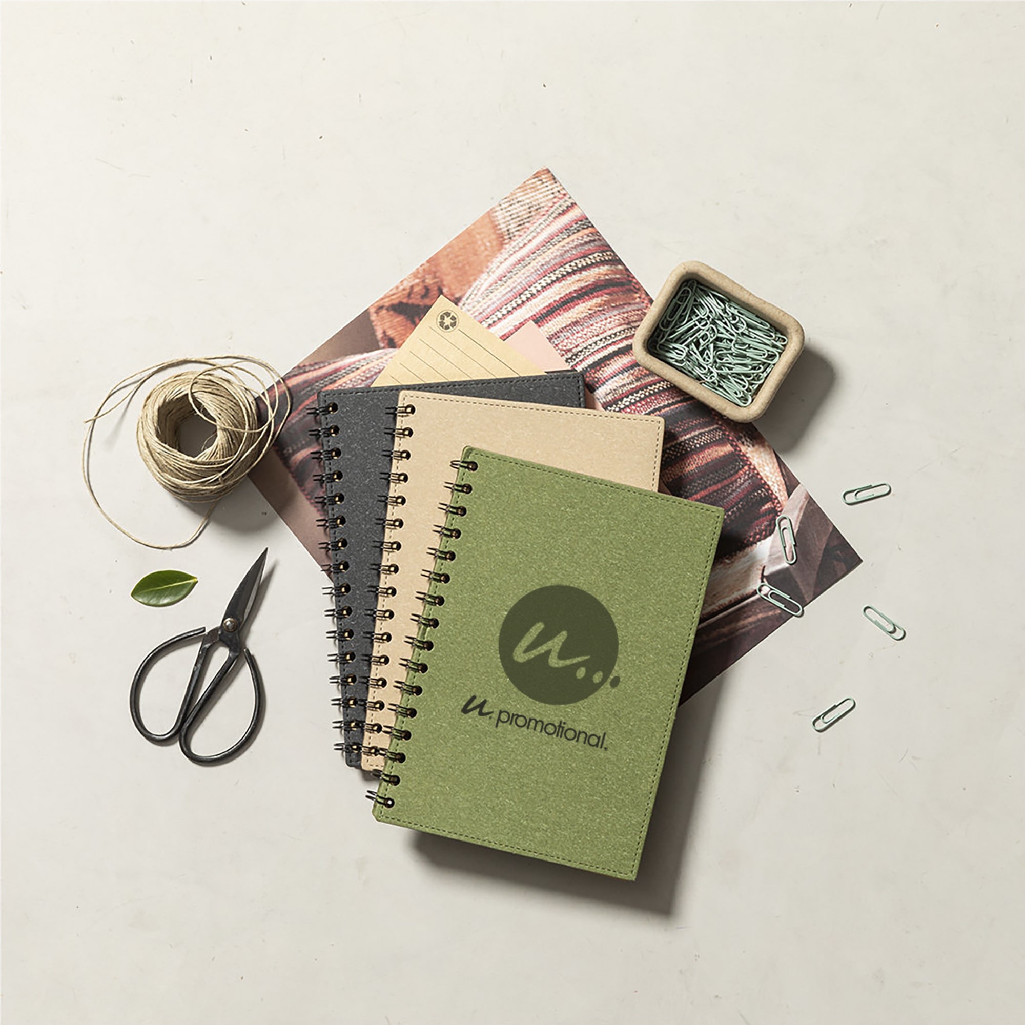 Carnet A5 | Carton recyclé | Ligné | Impression jusqu'à 4 couleurs