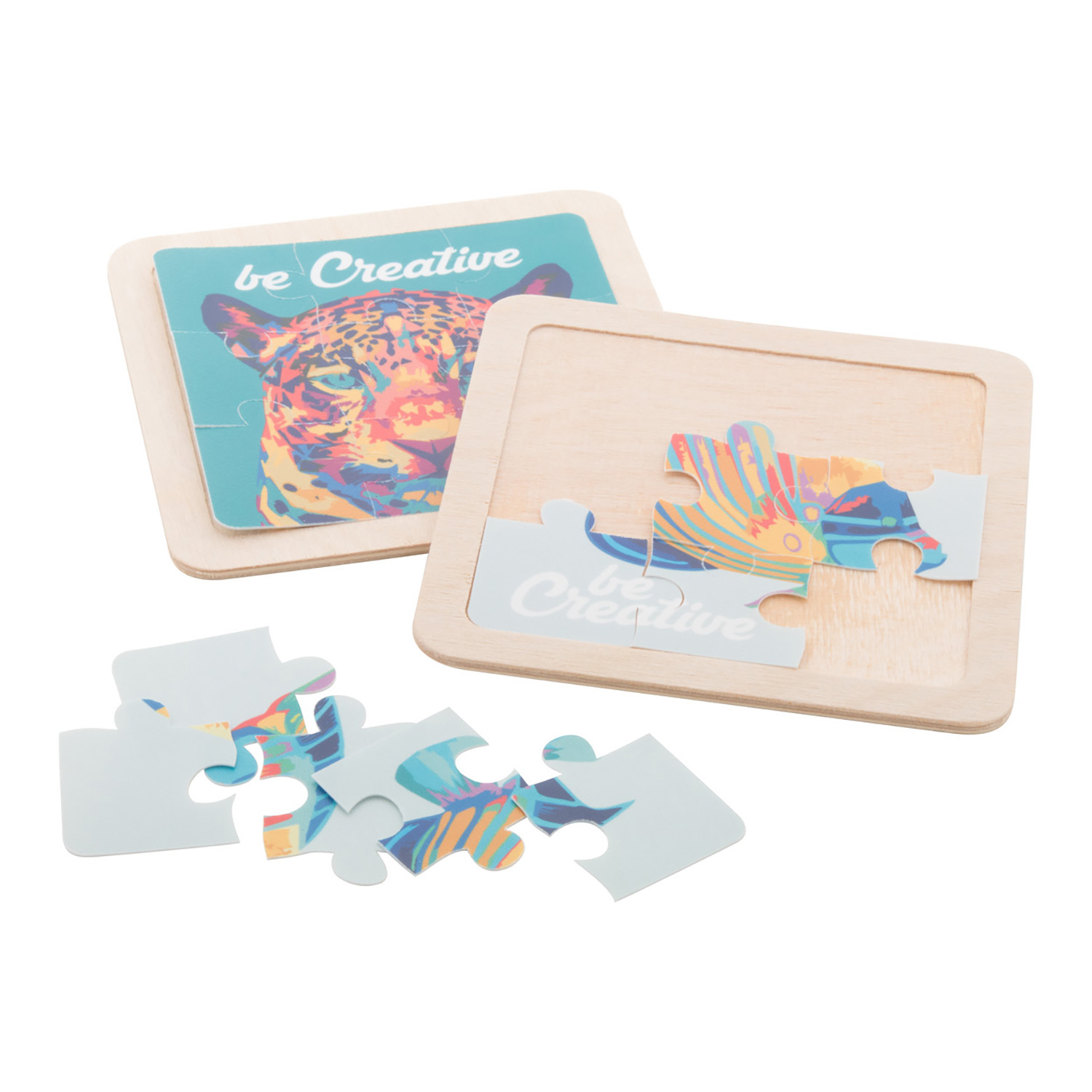 Puzzle – 9 pièces | Support en bois de bouleau laminé | Plastique