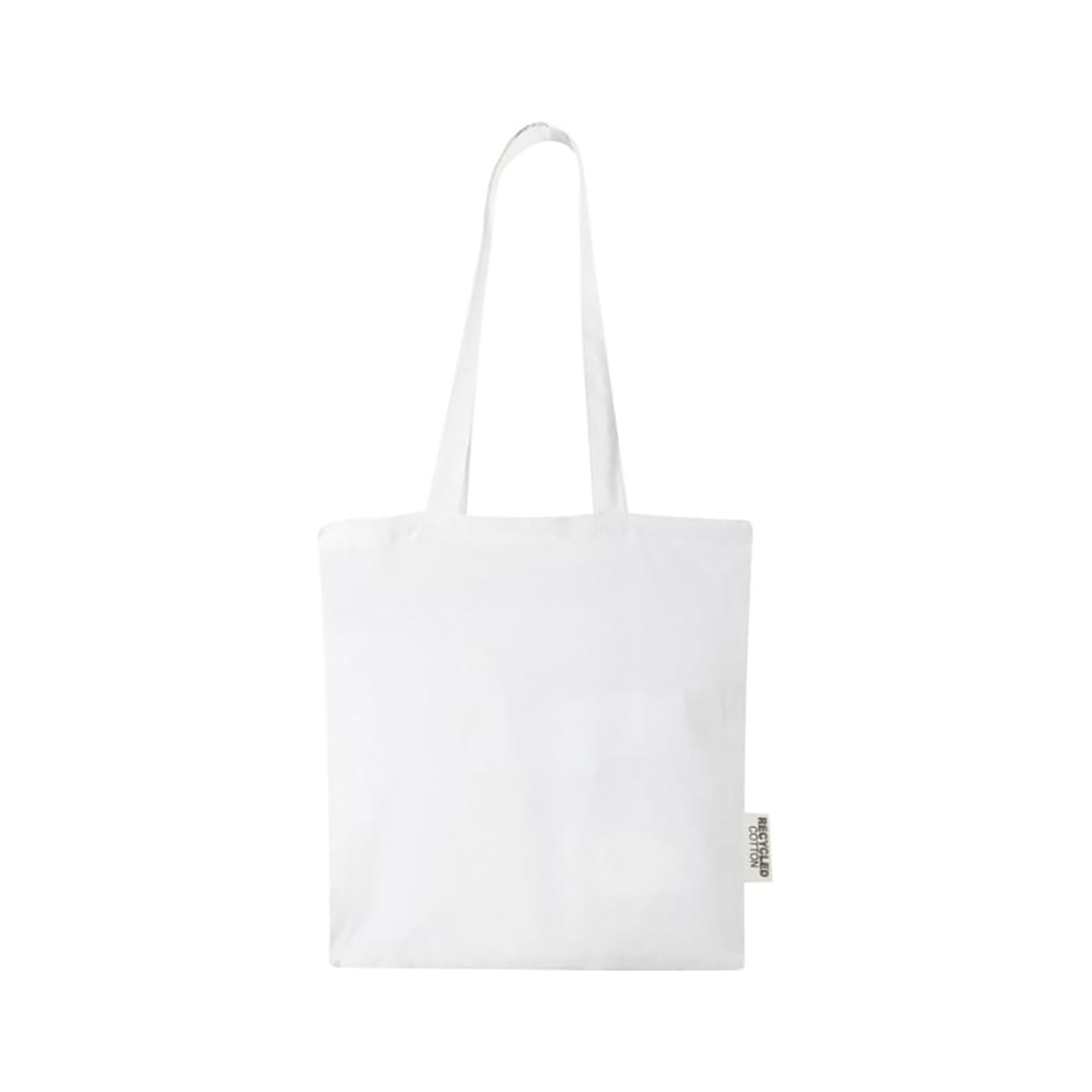 Gerecyclede katoenen tas Ria - Gekleurd | 140 g/m² | Lange hengsels