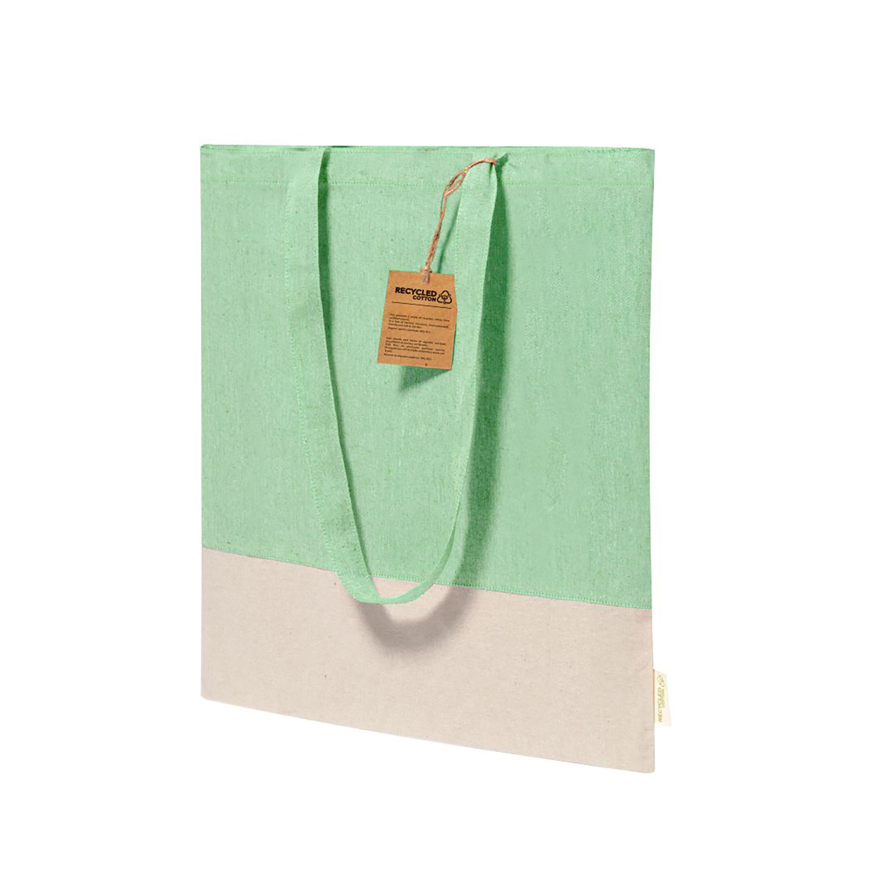Borsa - Cotone riciclato | 120 g/m² | Manici lunghi