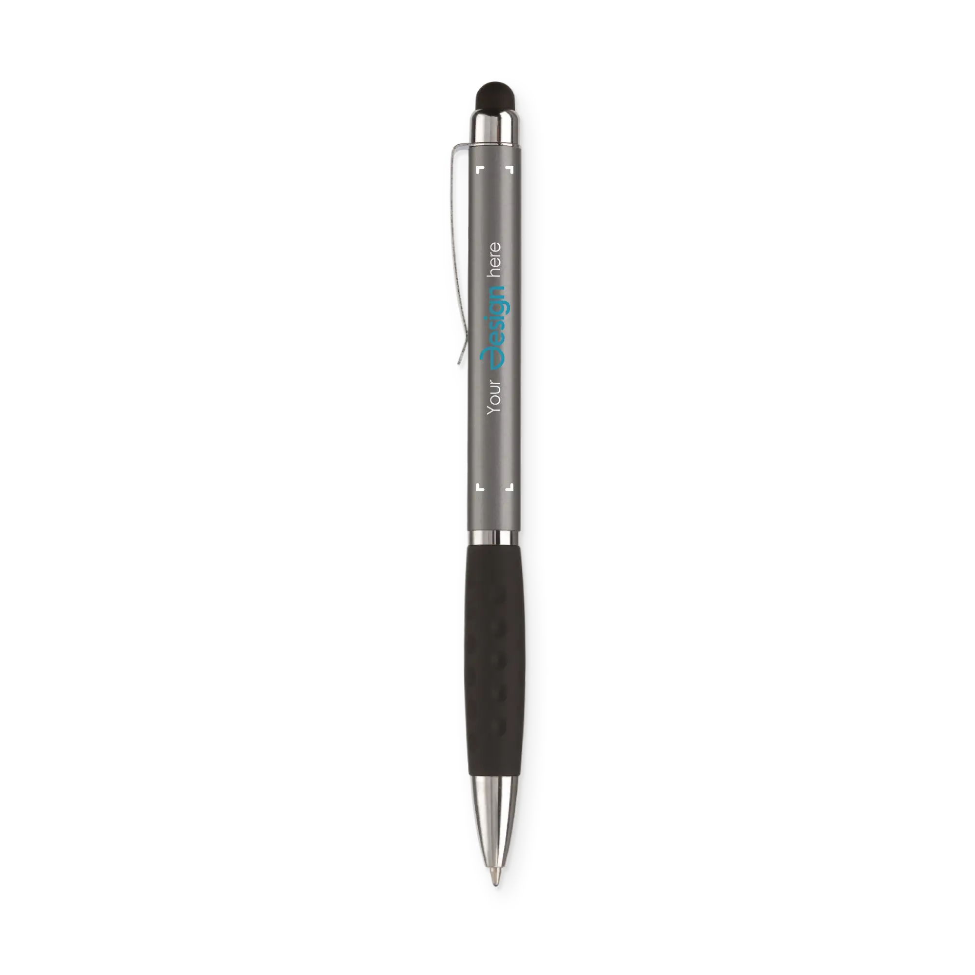 Stylo à bille | Tactile | ABS & métal | Quadrichomie