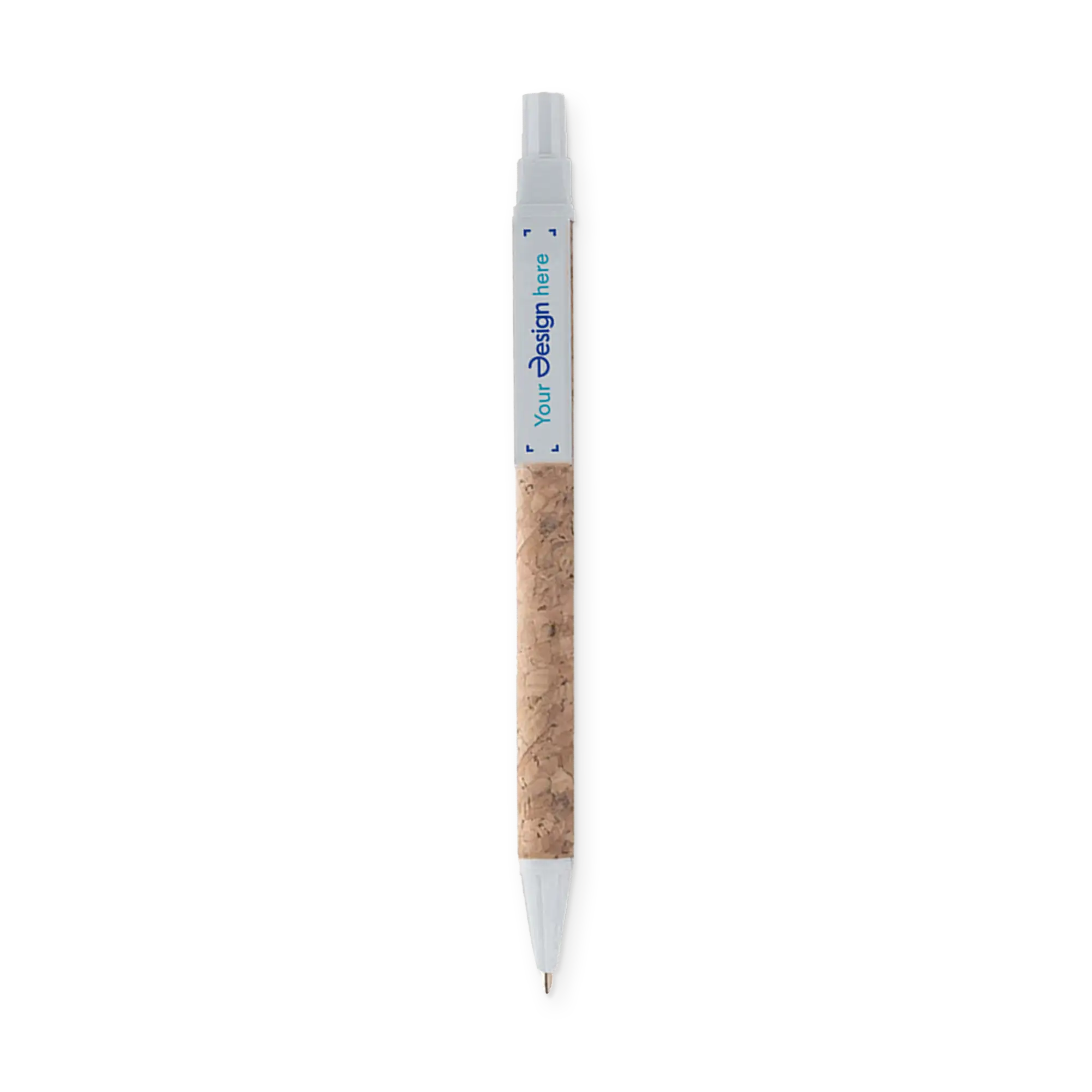 Stylo à bille | Liège | Papier recyclé | Jusqu'à 2 couleurs d'impression