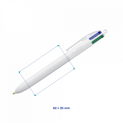 Balpen BIC - 4 kleuren | Duurzaam | 1-4 kleuren & Full Colour