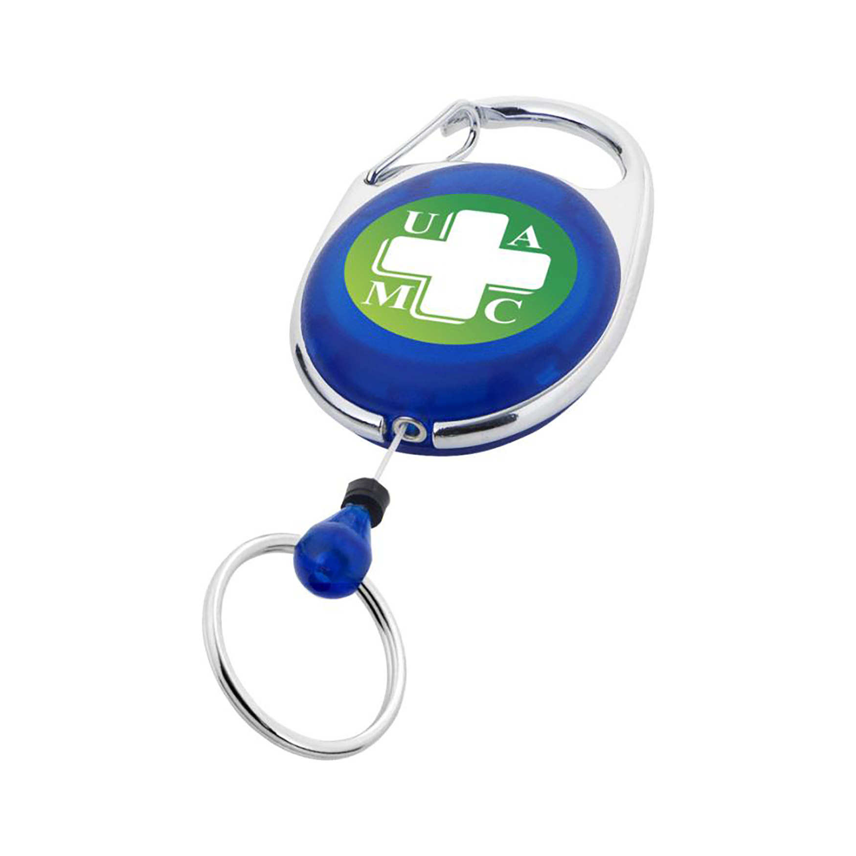 Kartenhalter - Rollclip | 60 cm Seil | Karabiner