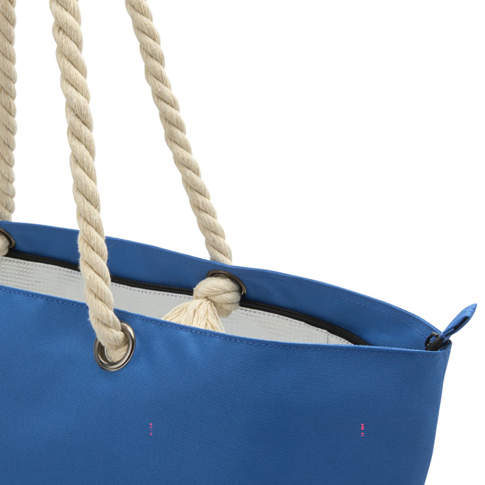 Sac de plage et glacière recyclé Panama – 23L | Compartiment isotherme | Poignées en corde de coton