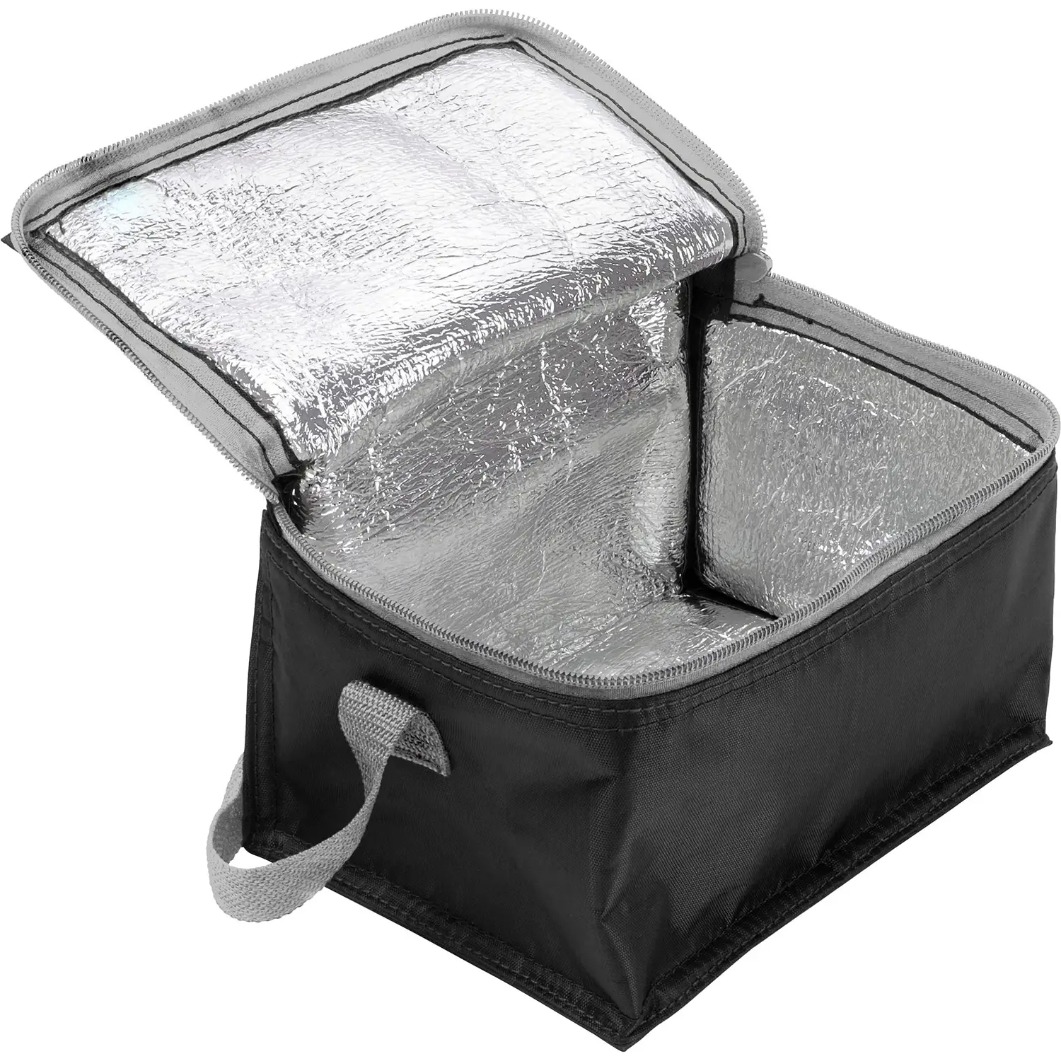 Sac isotherme – 6 canettes | Polyester 420D | Fermeture zippée | Doublure aluminium