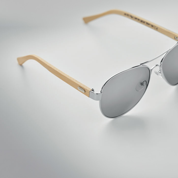 Sonnenbrille Pilot | UV400 | Bambus