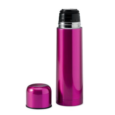 Bottiglia termica - 500 ml | Acciaio inossidabile metallico | A doppia parete