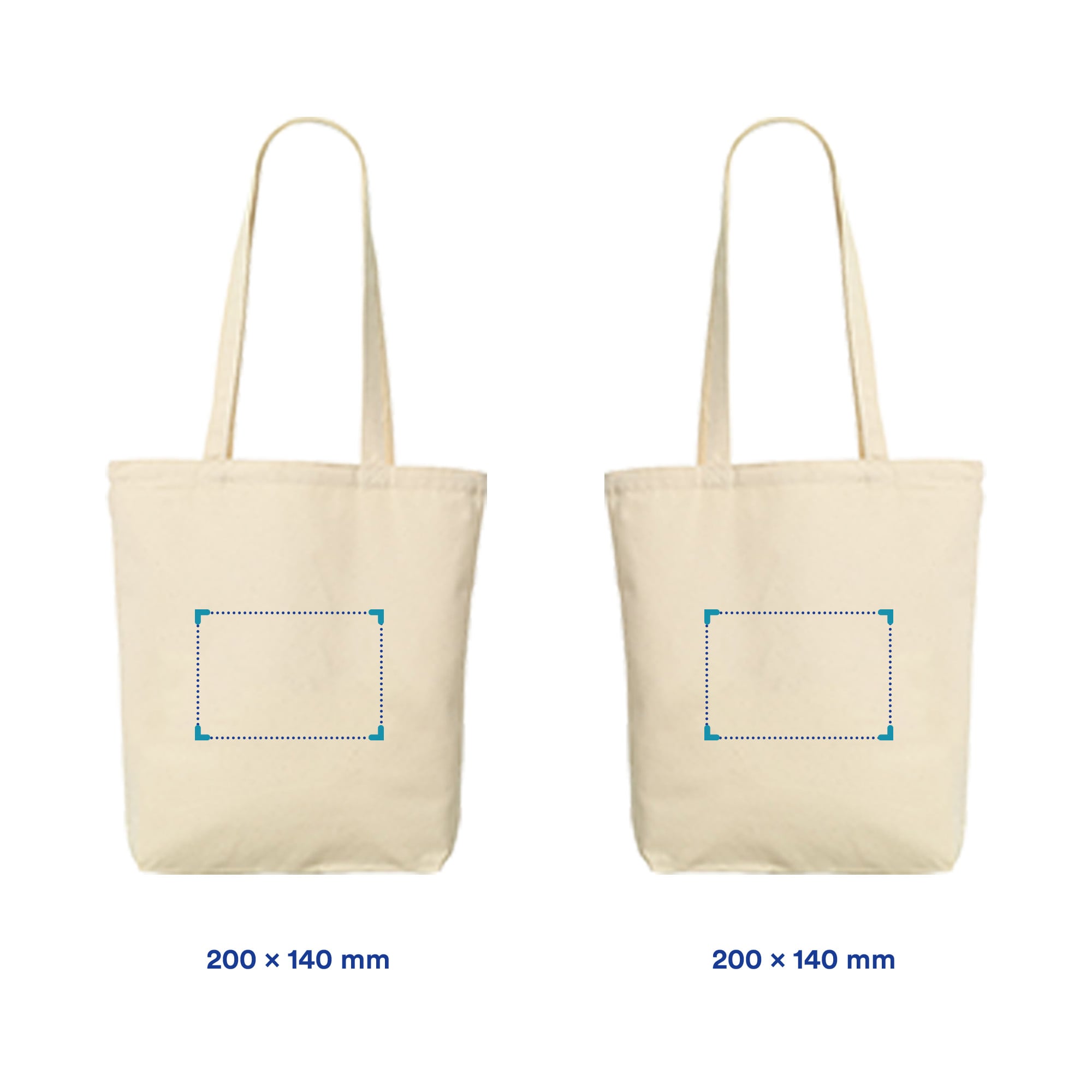 Sac en toile biologique | 250 g/m2 | Coton
