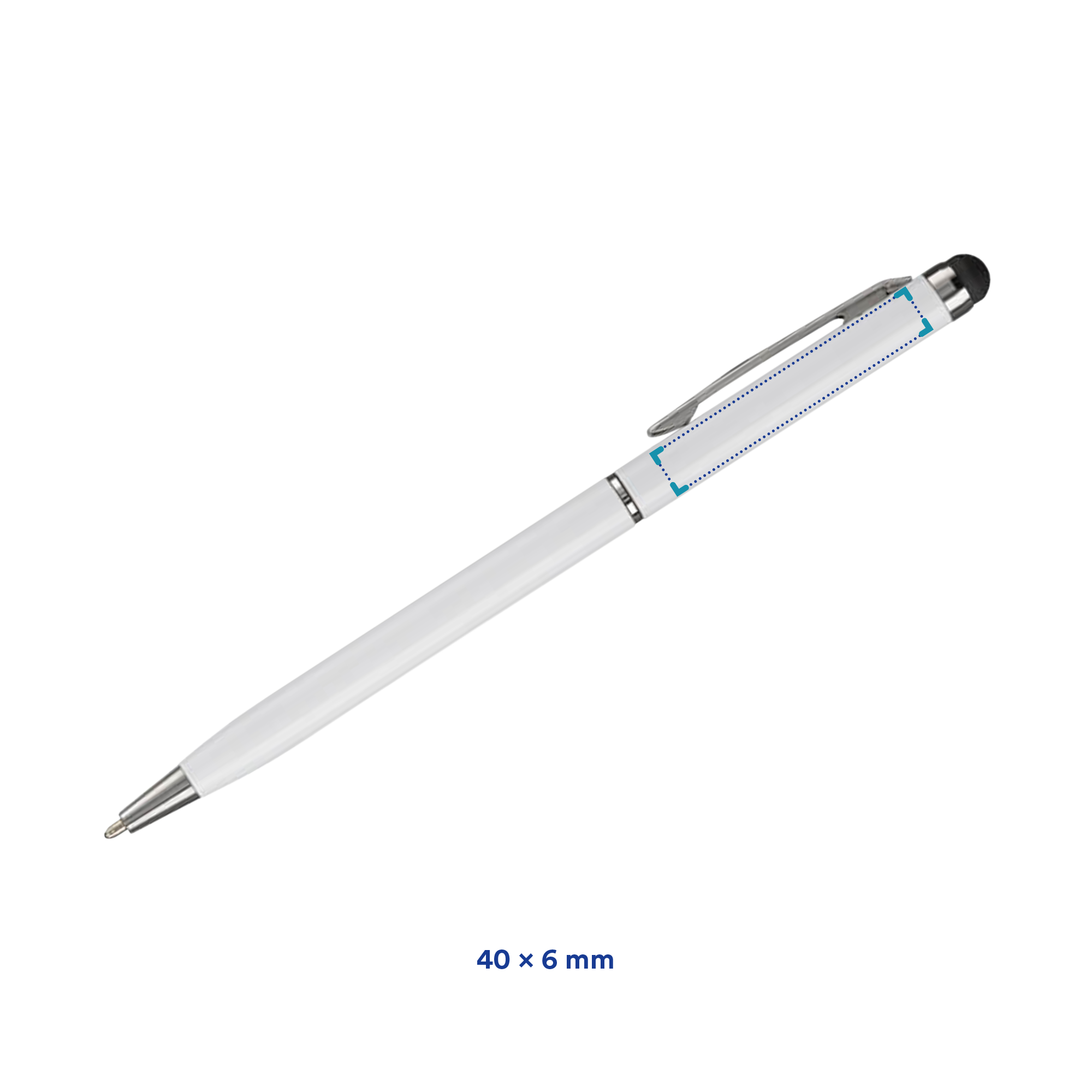 Touchpen Max - Luxe | Gekleurd | Gravure en tot 4 kleuren bedrukking