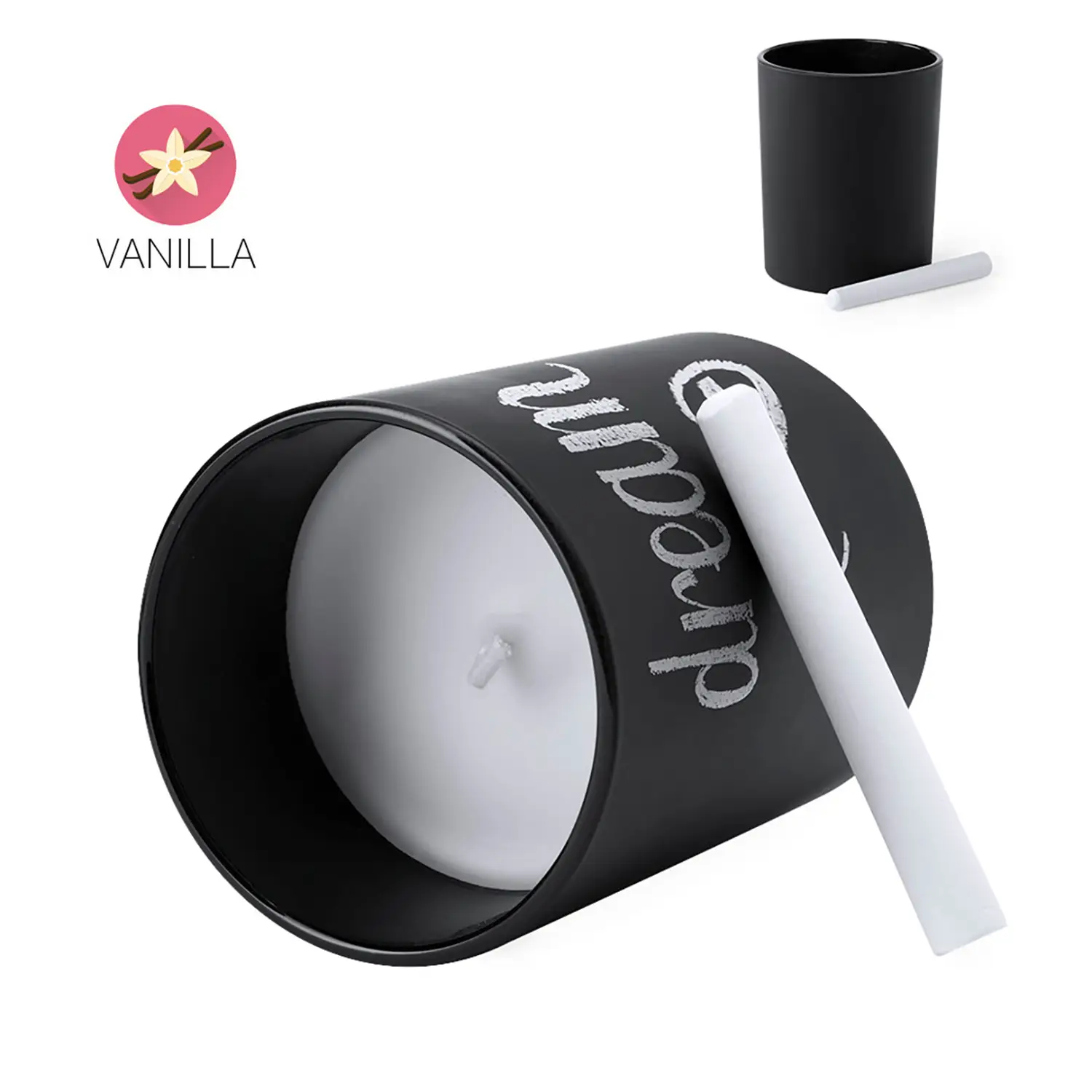 Kaars lisa | Vanillegeur| Sfeervol | Compact