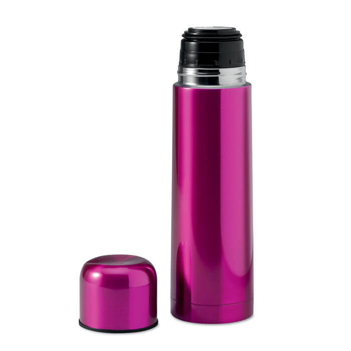 Bottiglia termica - 500 ml | Acciaio inossidabile metallico | A doppia parete