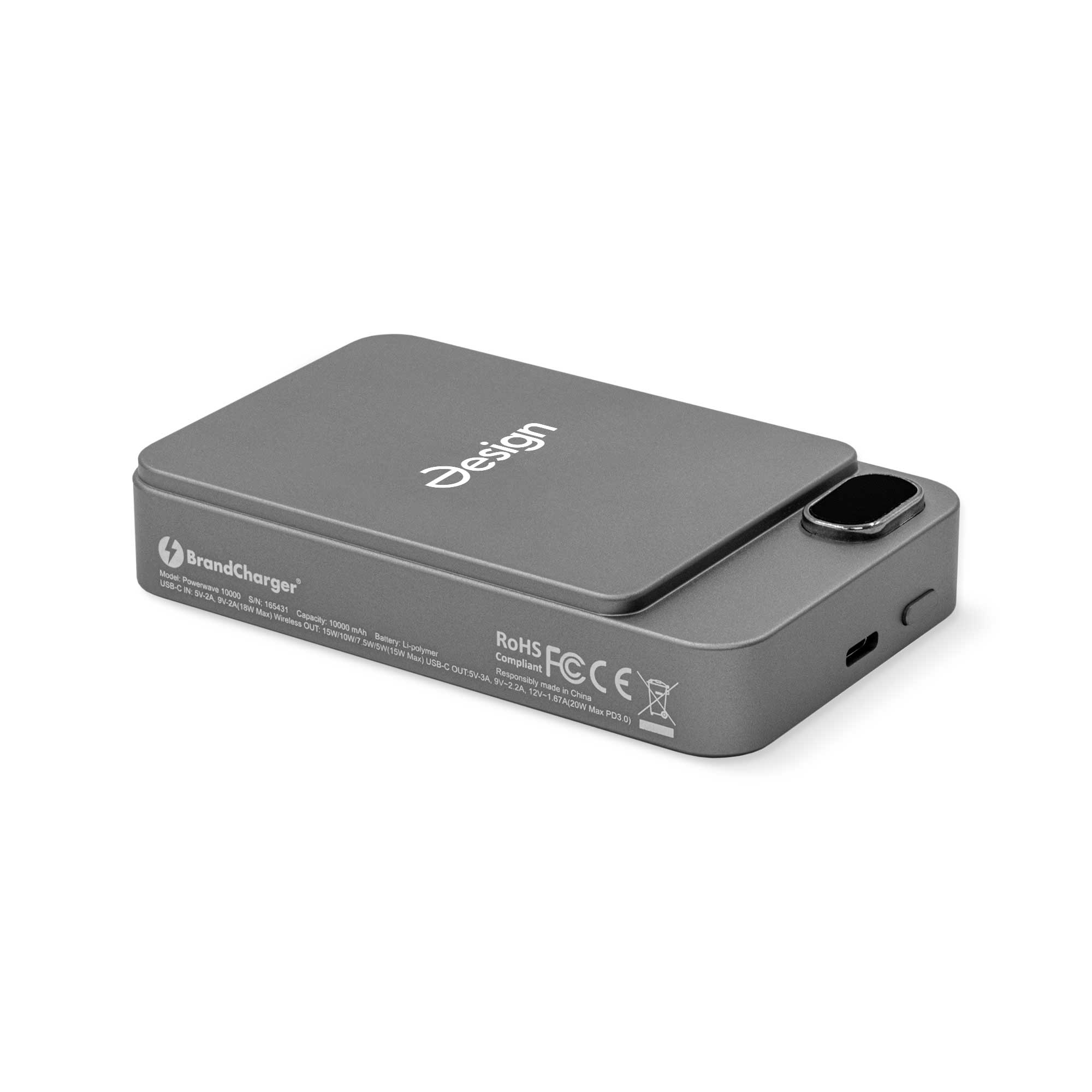 Batterie externe magnétique – 10 000 mAh | 15W sans fil | 20W USB-C PD | Écran LCD de statut
