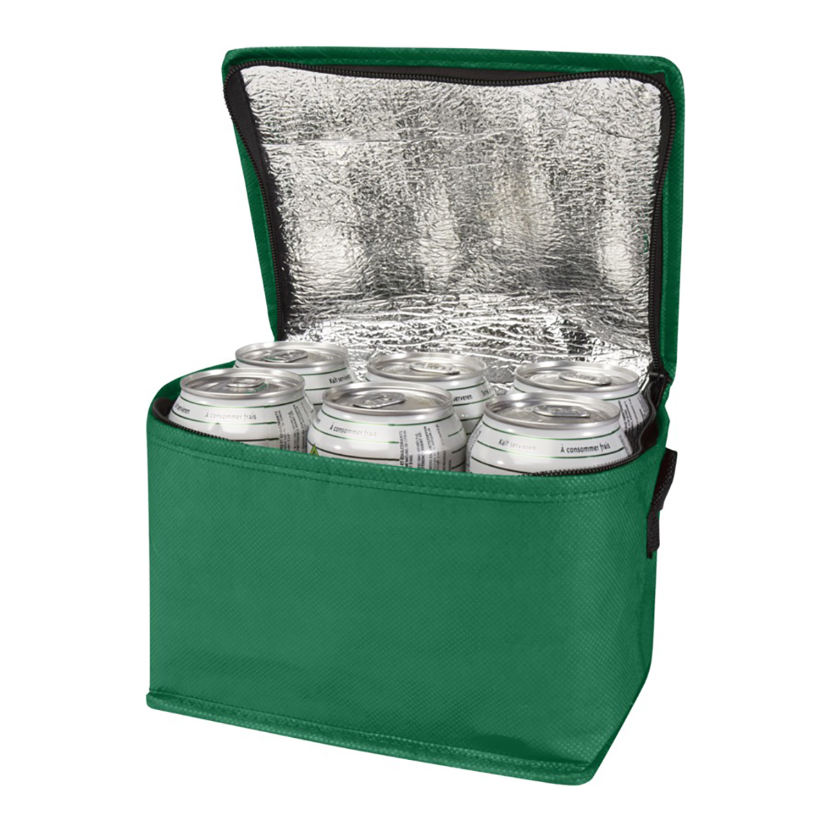 Gerecyclede non-woven koeltas Yara – 4L | Compact | Isolerend | Ritsluiting
