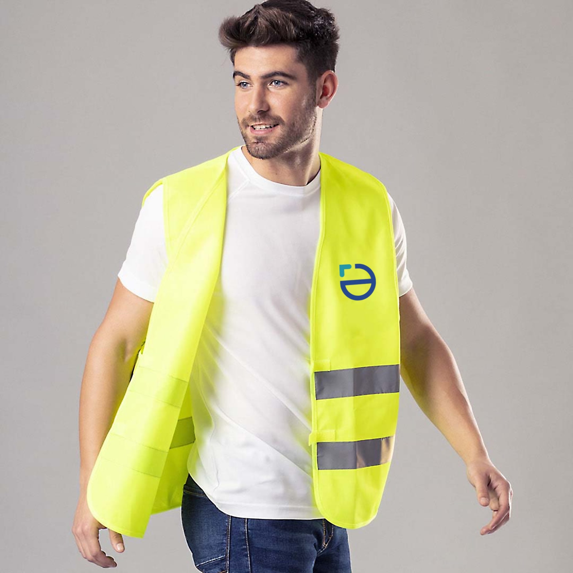 Warnweste Kronos | Einheitsgröße XL | EN20471 | Großer Druckbereich