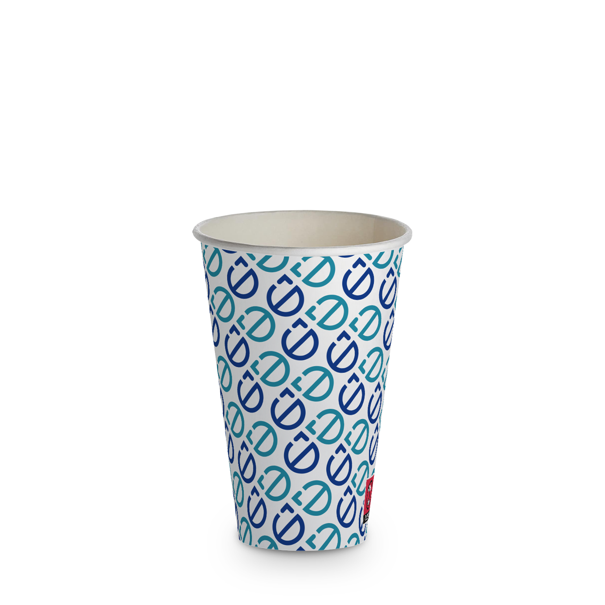Pappbecher Maxi - 180 ml | Einwandig | Vollfarbdruck