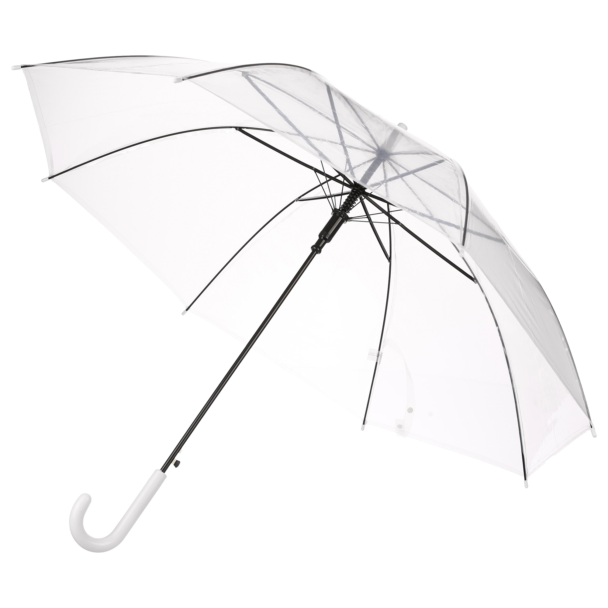 POE Regenschirm – Transparentes Design | Automatische Öffnung | Robustes Metallgestell | 8 Segmente
