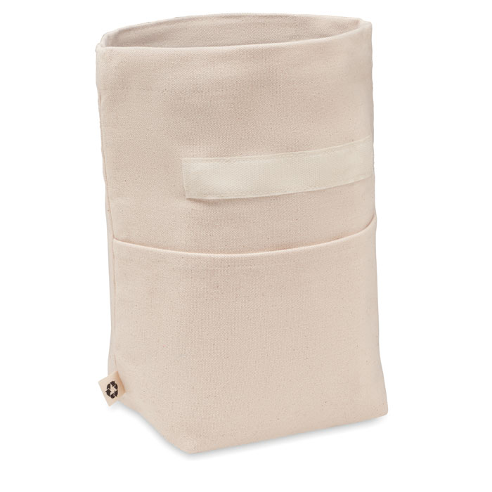 Sac isotherme pour déjeuner | Coton recyclé | Avec poche latérale | Jusqu'à 4 couleurs d'impression