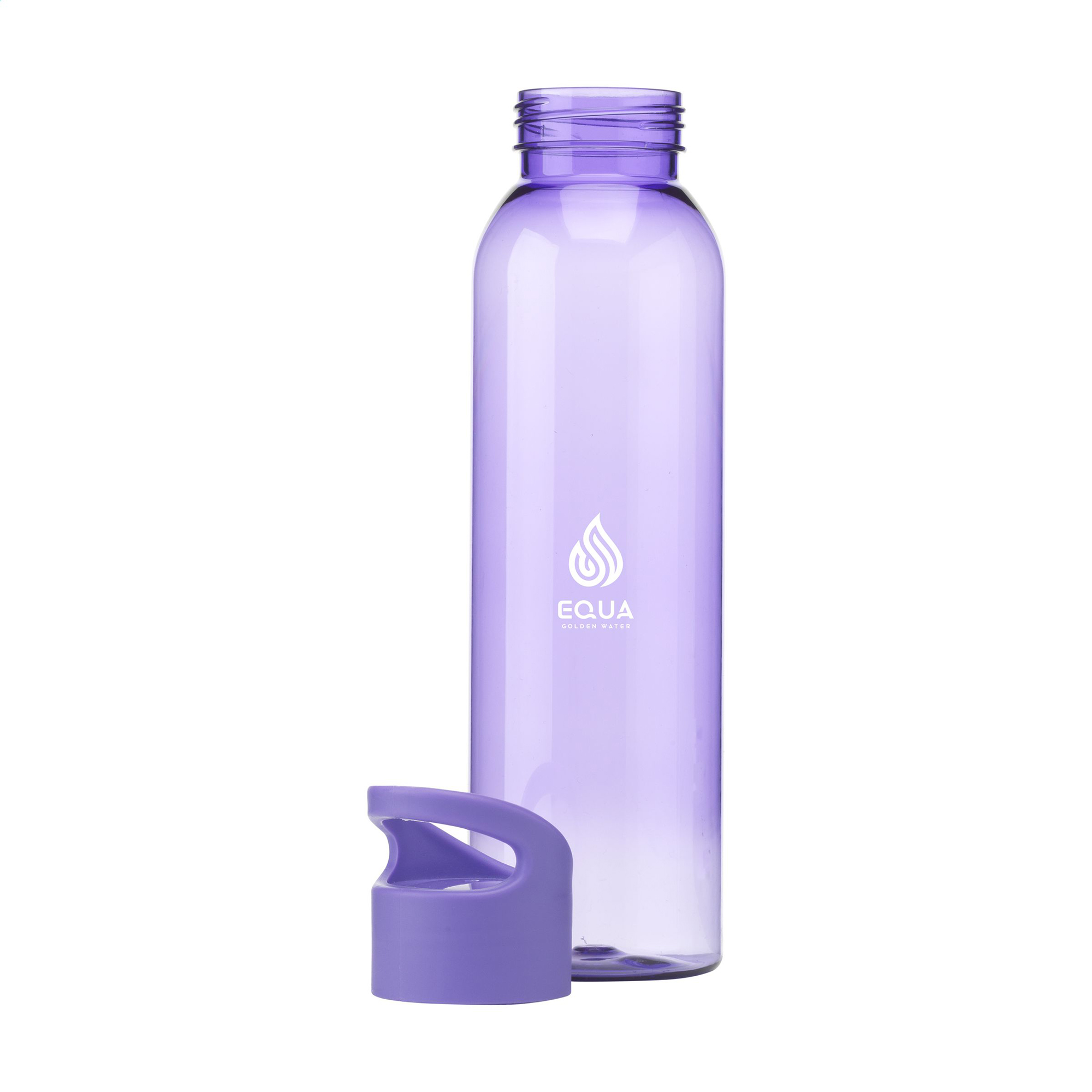 Wasserflasche aus RPET – 650 ml | Klare Optik | GRS-zertifiziert | Schraubdeckel | Auslaufsicher