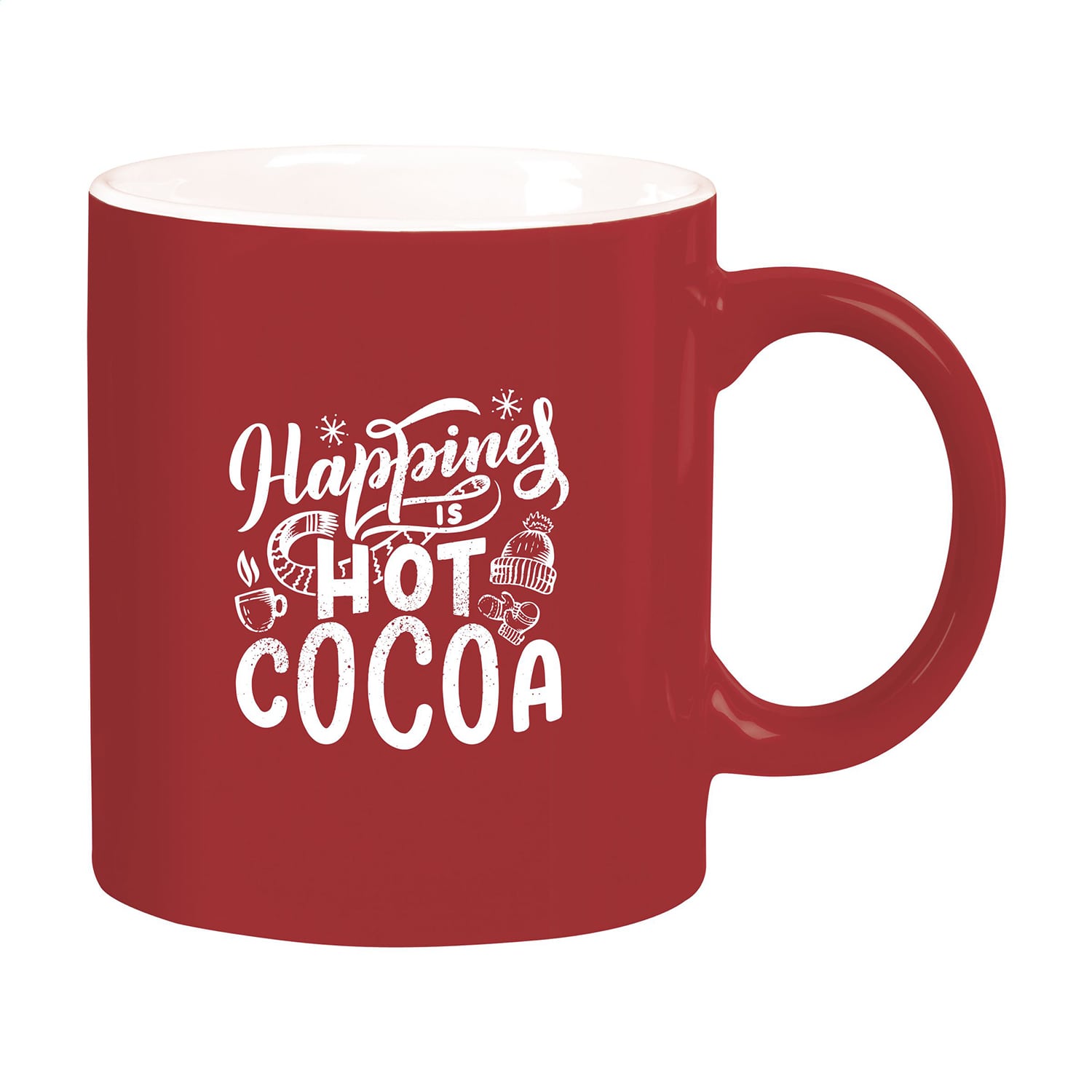 Tasse Kitty - 350 ml | Farbig + weiße Innenseite | 1-4 Farbdruck