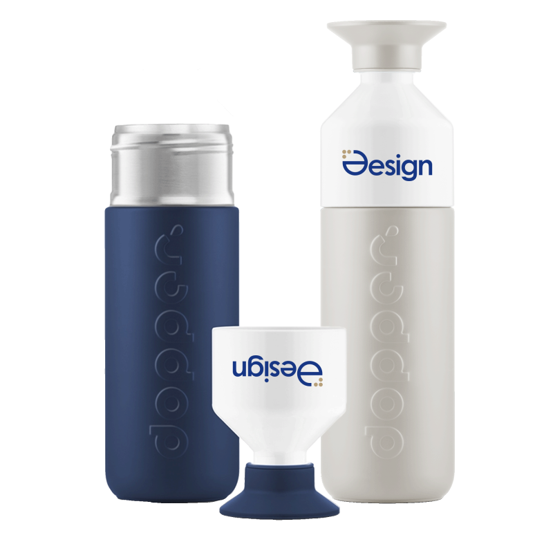 Doppers bedrukken met logo | Snel geleverd